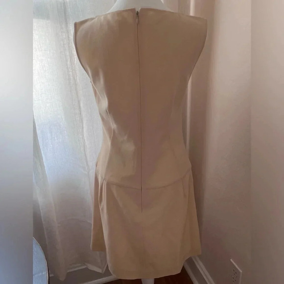 Dolce & Gabbana Virgin Wool Cream Mini Dress with belt Women Size 6 Medium IT 42 - Picture 6 of 11